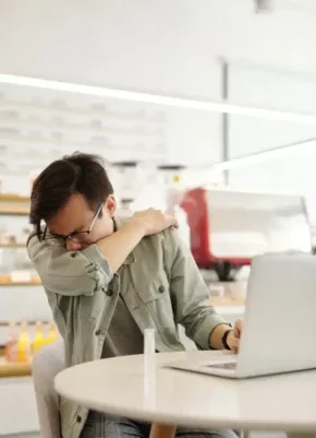 Dust buildup indoors that can trigger allergies and breathing problems
